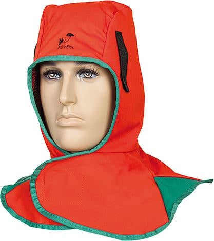 Kopf- und Nackenschutz - Flammschutz - Blau oder Orange