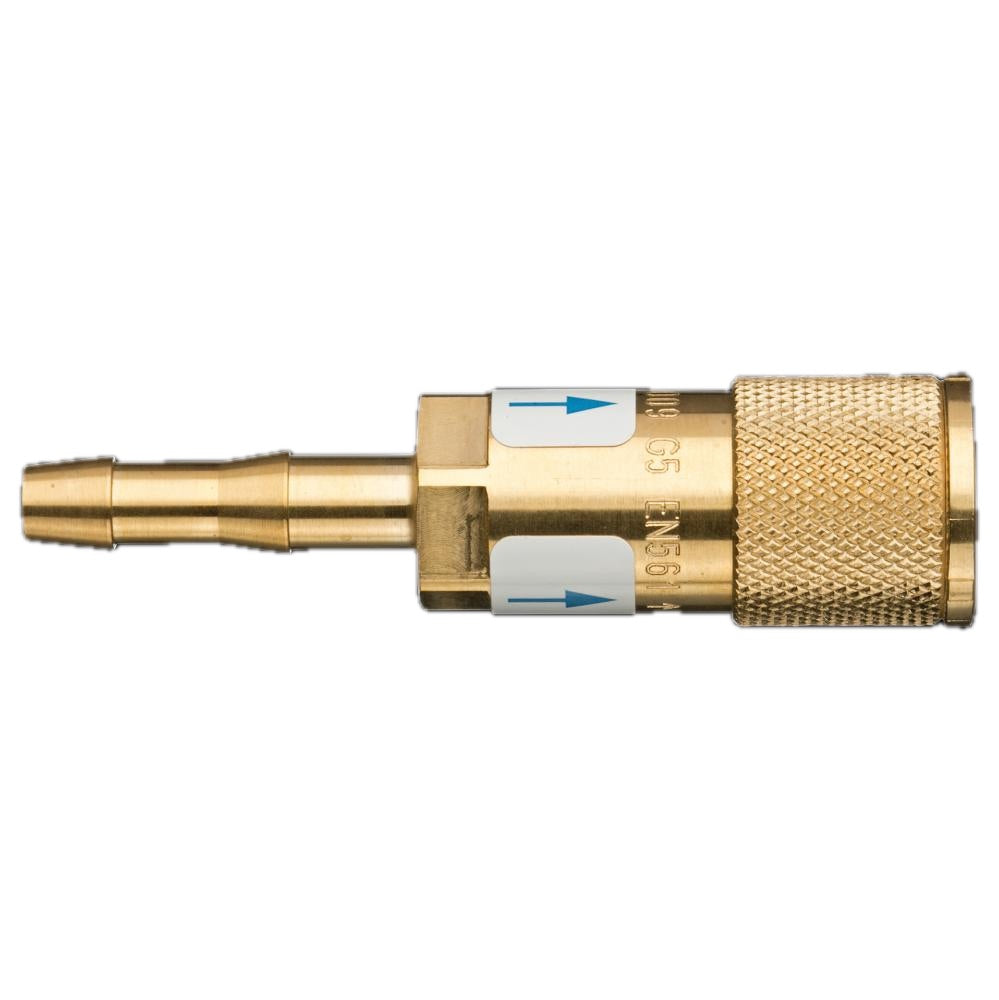 Schlauchkupplung Körper Sauerstoff 6,3 mm - Für Sauerstoff