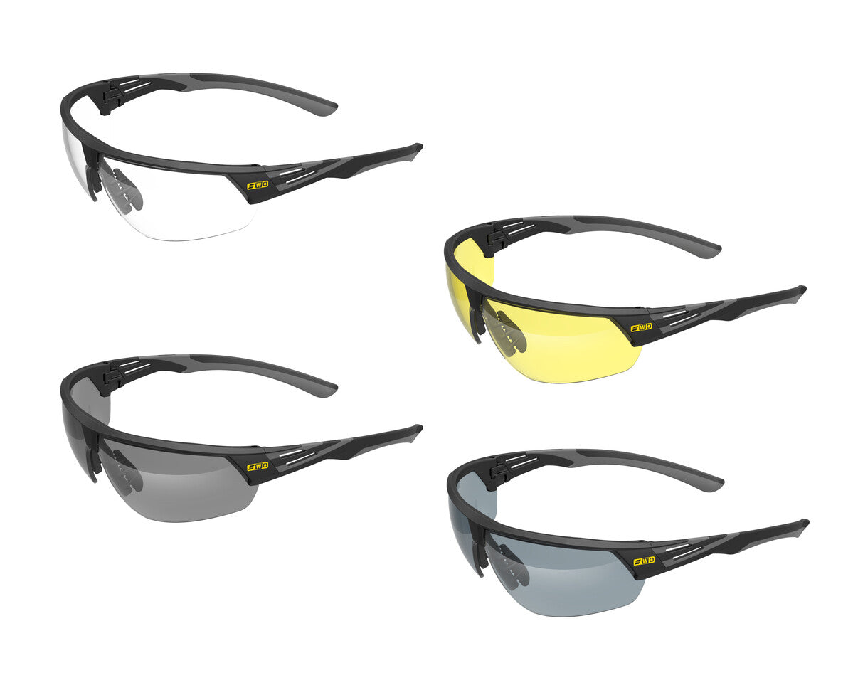WeldOps XF-400 Schutzbrille - Halbrahmen-Schutzbrille