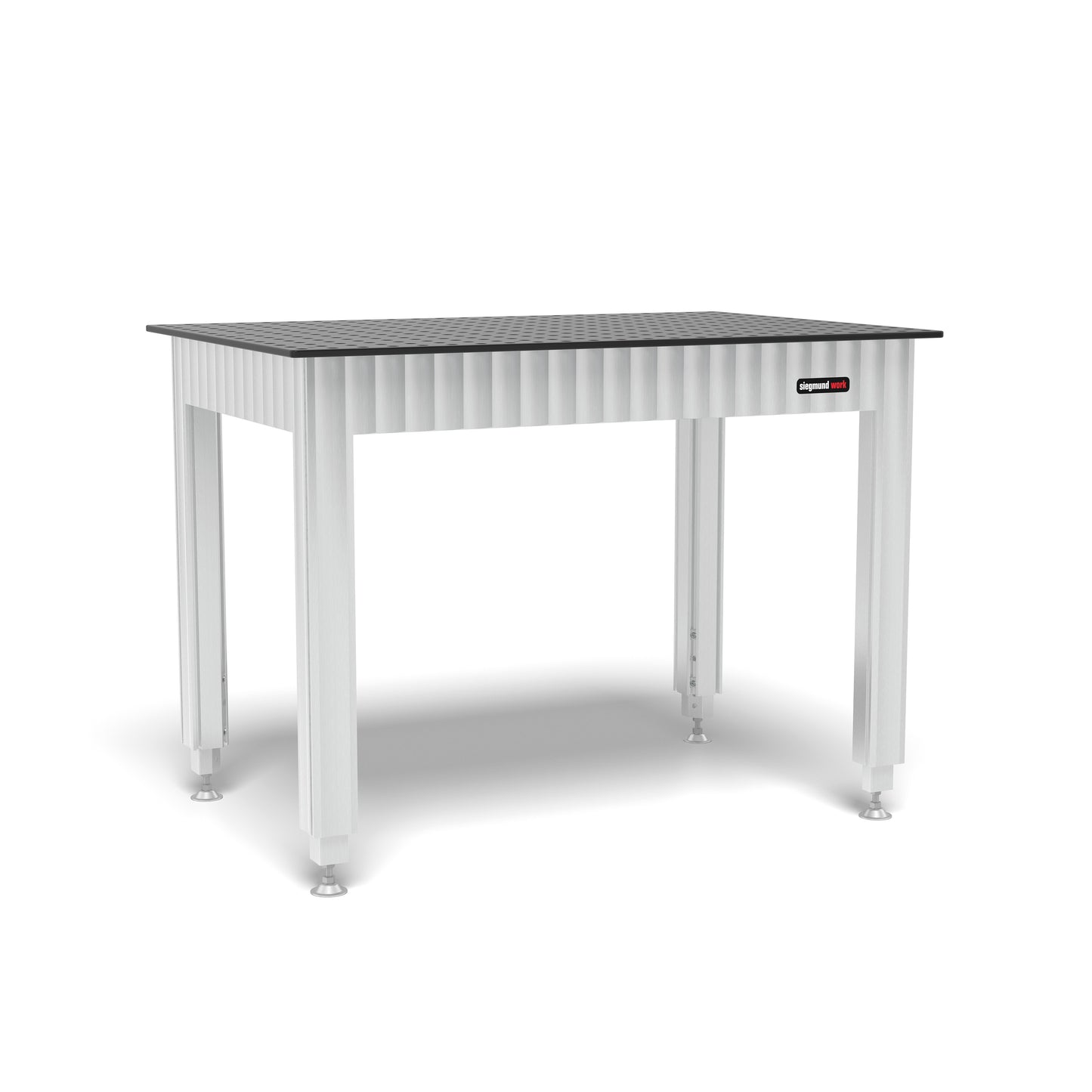 Siegmund Werkbank höhenverstellbar mit Stahlplatte 1200x800 - Robuste Werkbank mit umfangreichem Zubehör