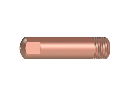 10 Stromdüsen - M6 E-Cu, Ø 1,0 mm (6x25) - Hochwertige Stromdüsen