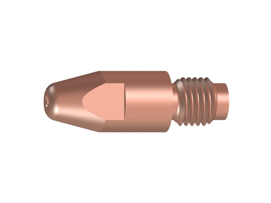 10 Stromdüsen - M8 E-Cu, Ø 1,0 mm für Aludraht (10x30) - Zuverlässige E-Cu-Stromdüsen